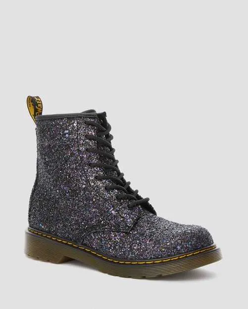 1460 Kids Glitter Lace Up Boot