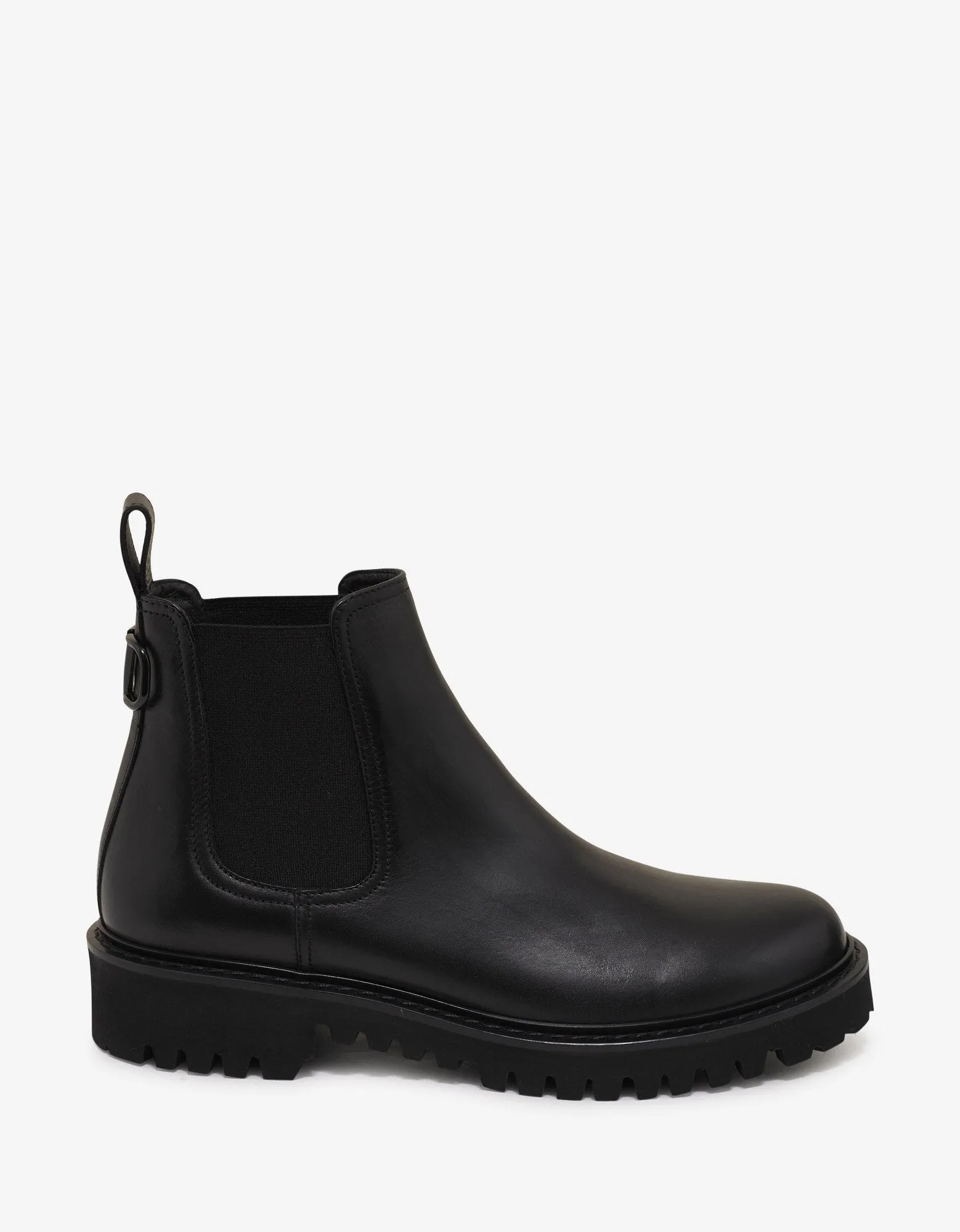 Black Logo Badge Chelsea Boots