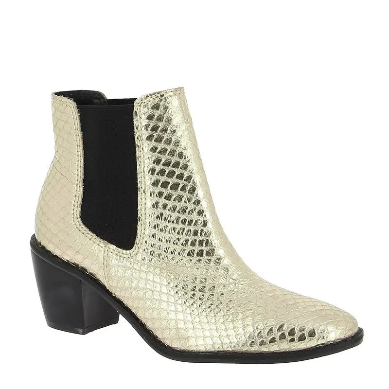 Brazilio 1800606 Snake Champagne Ankle Boot