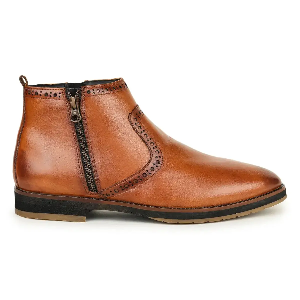 Britmen 4695 Ankle Brogue Chelsea Boots Men