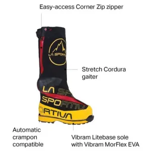 Climbing boots Olympus Mons Cube S men's La Sportiva, yellow/black