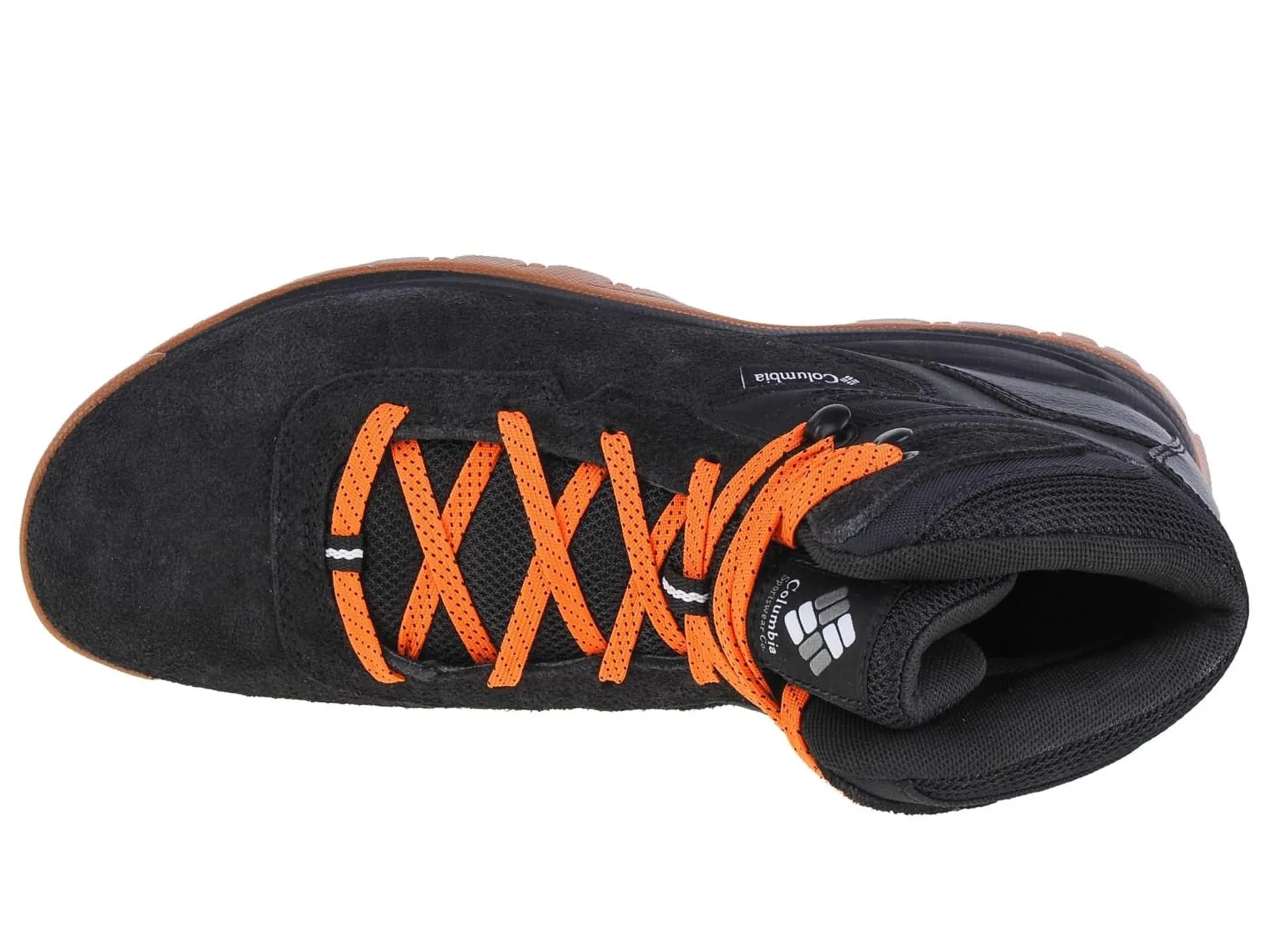 Columbia Newton Ridge BC Hiking Boots, Black/Bright Orange