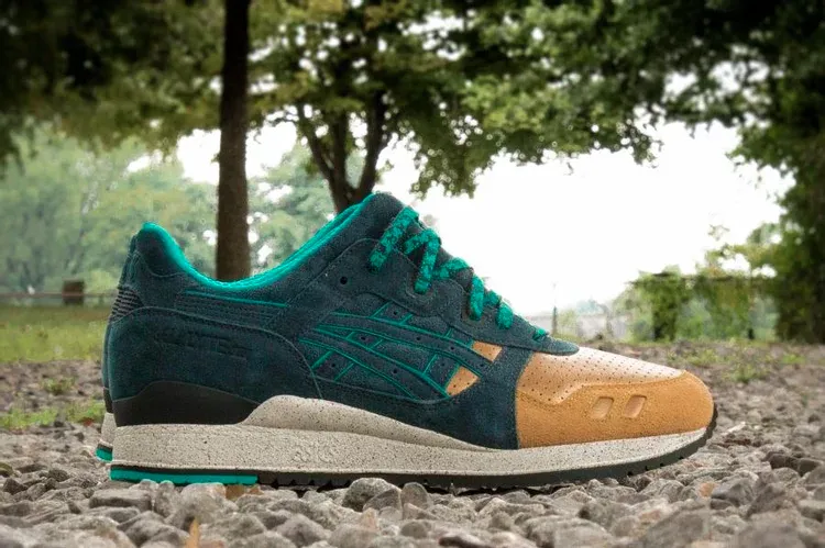 Concepts x gel lyte 3 'three lies' Asics sneakers, gray