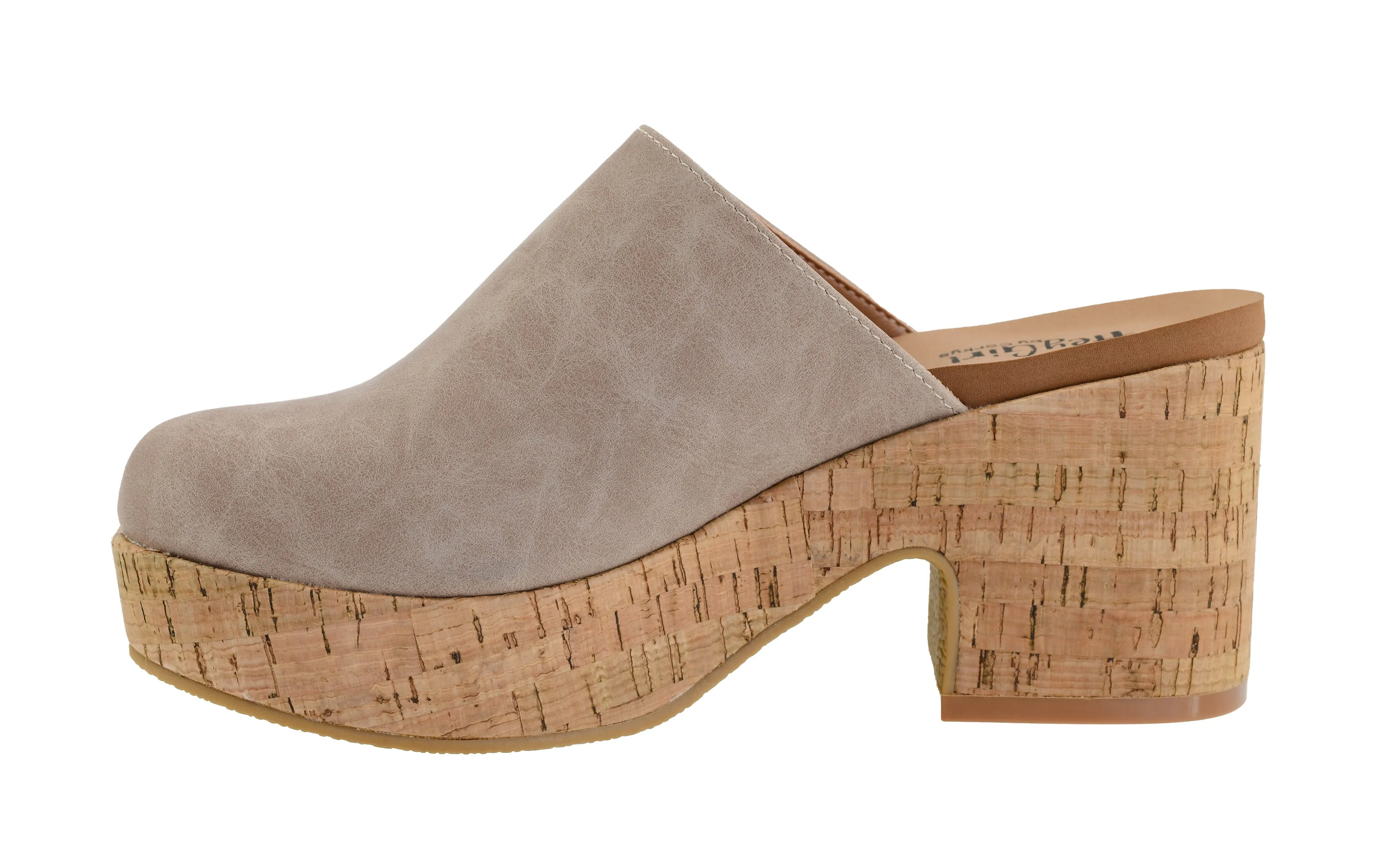 Corky's Watch Your Back Platform Clogs - Taupe