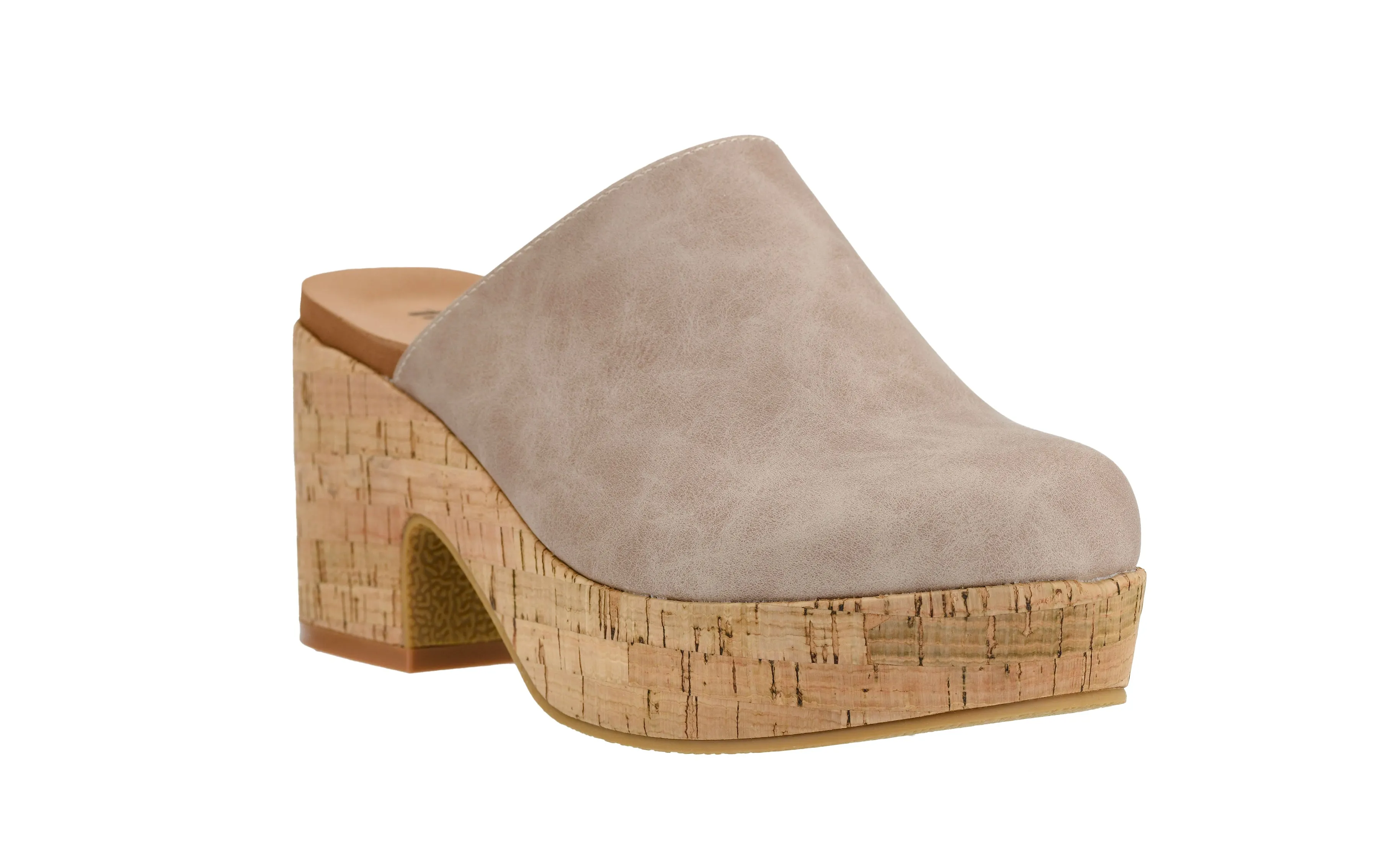 Corky's Watch Your Back Platform Clogs - Taupe