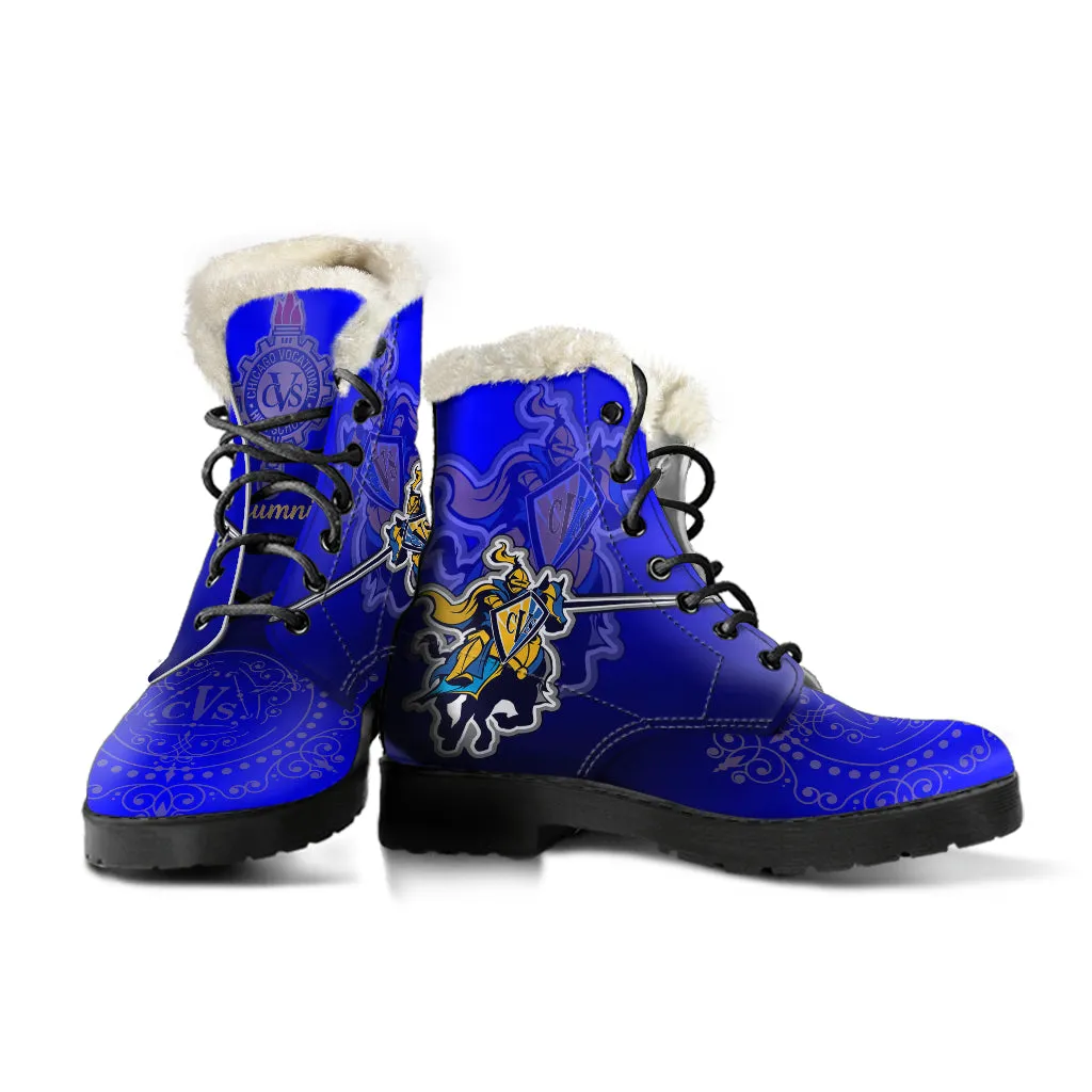 CVS Blended Blue v1F Faux Fur Leather Boot