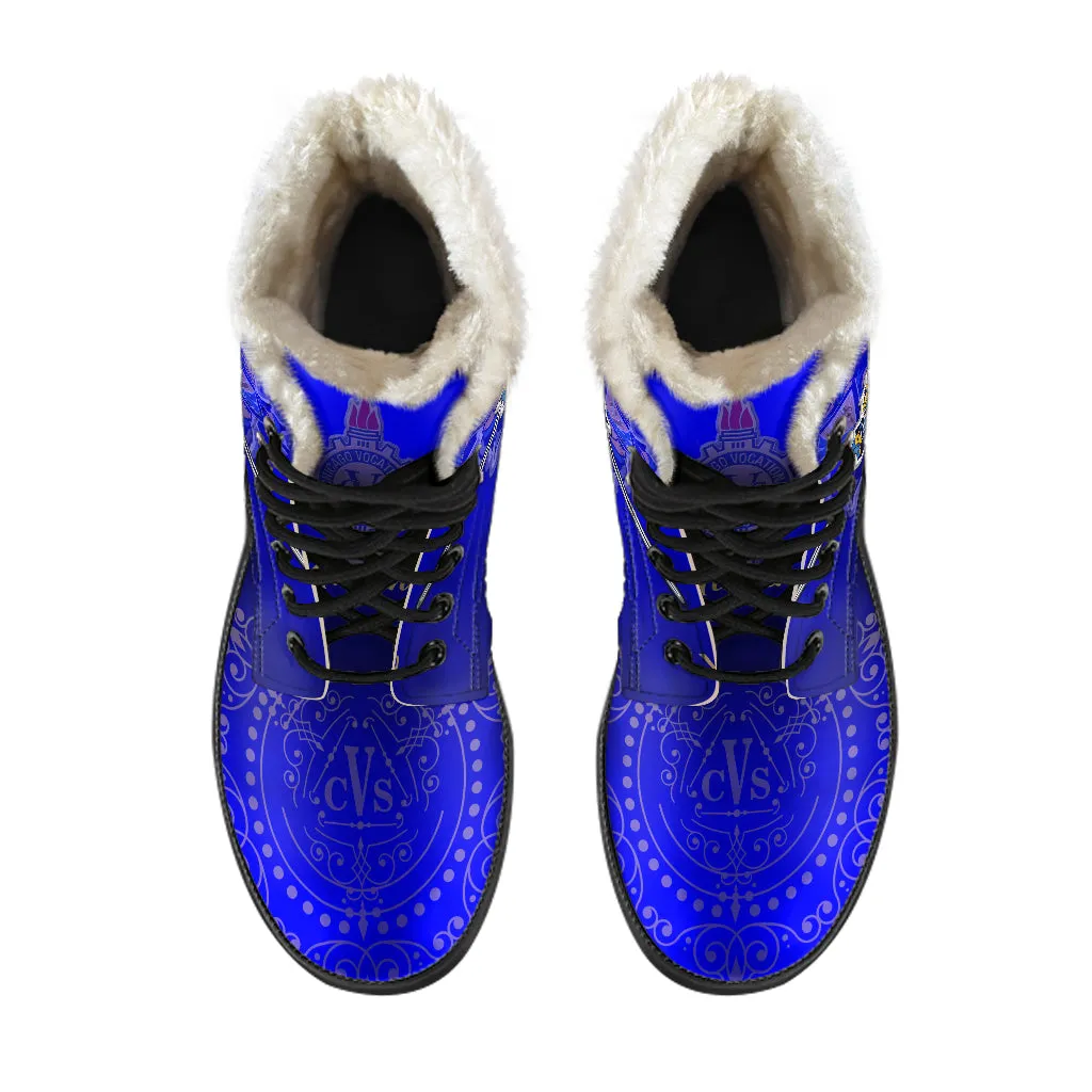 CVS Blended Blue v1F Faux Fur Leather Boot