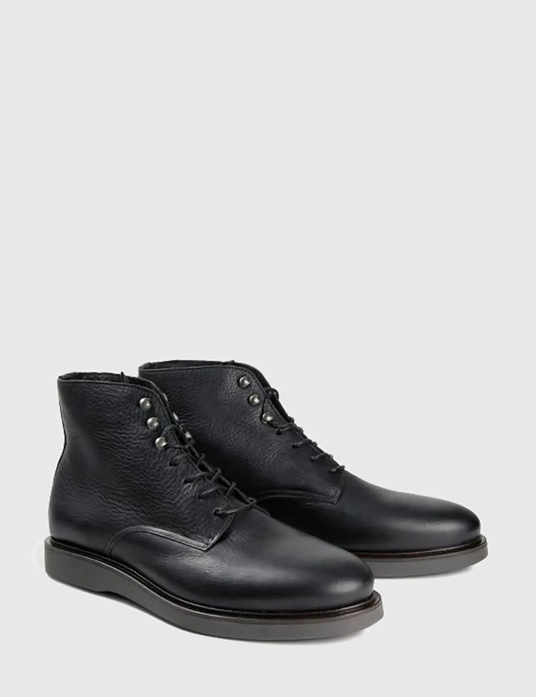 Hudson Aldford Ankle Boots (Leather) - Black