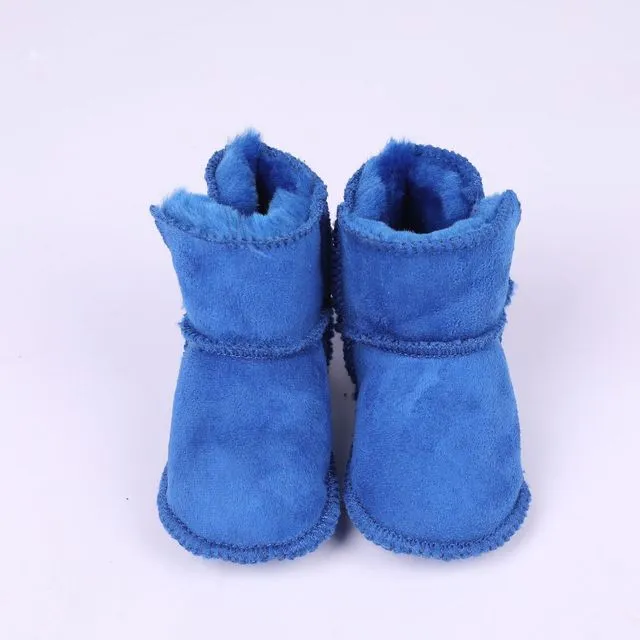 Infant Faux Fur Suede Boots for Boys or Girls