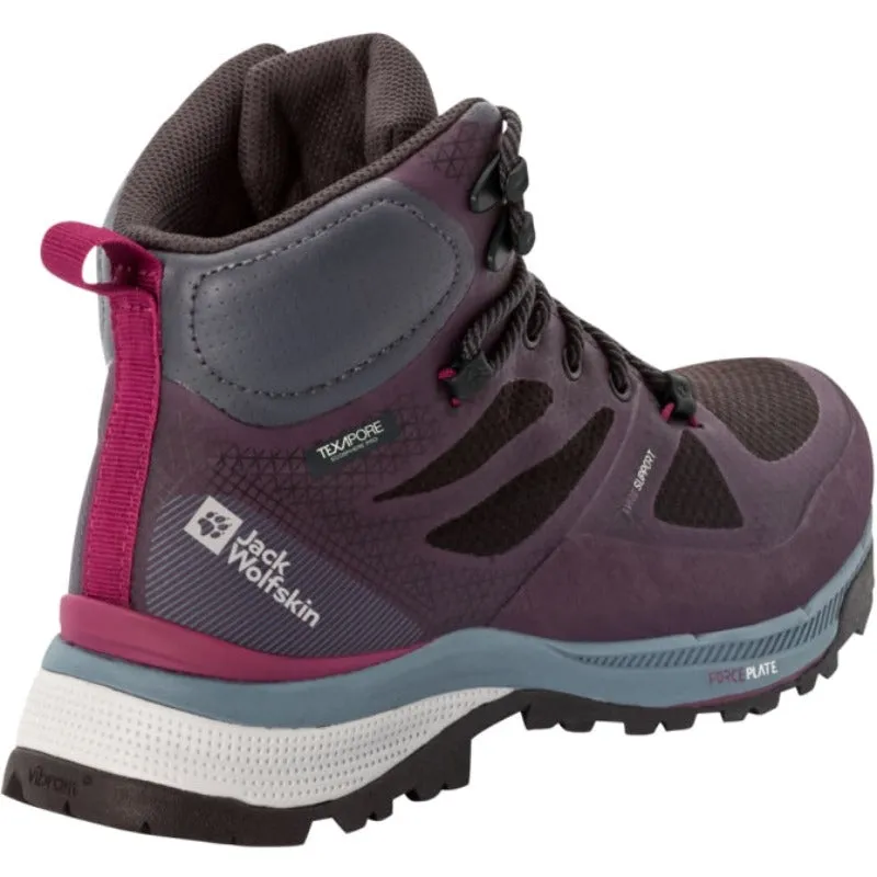 Jack Wolfskin Force Striker Mid Women's Walking Boots - Purple