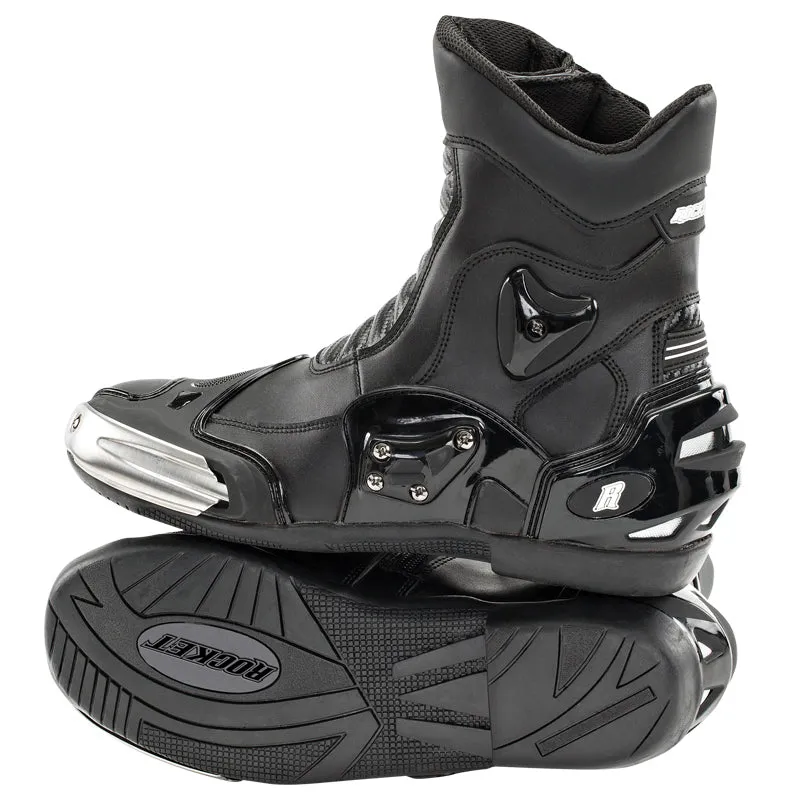 Joe Rocket Super Street Water Resistant Boots Black