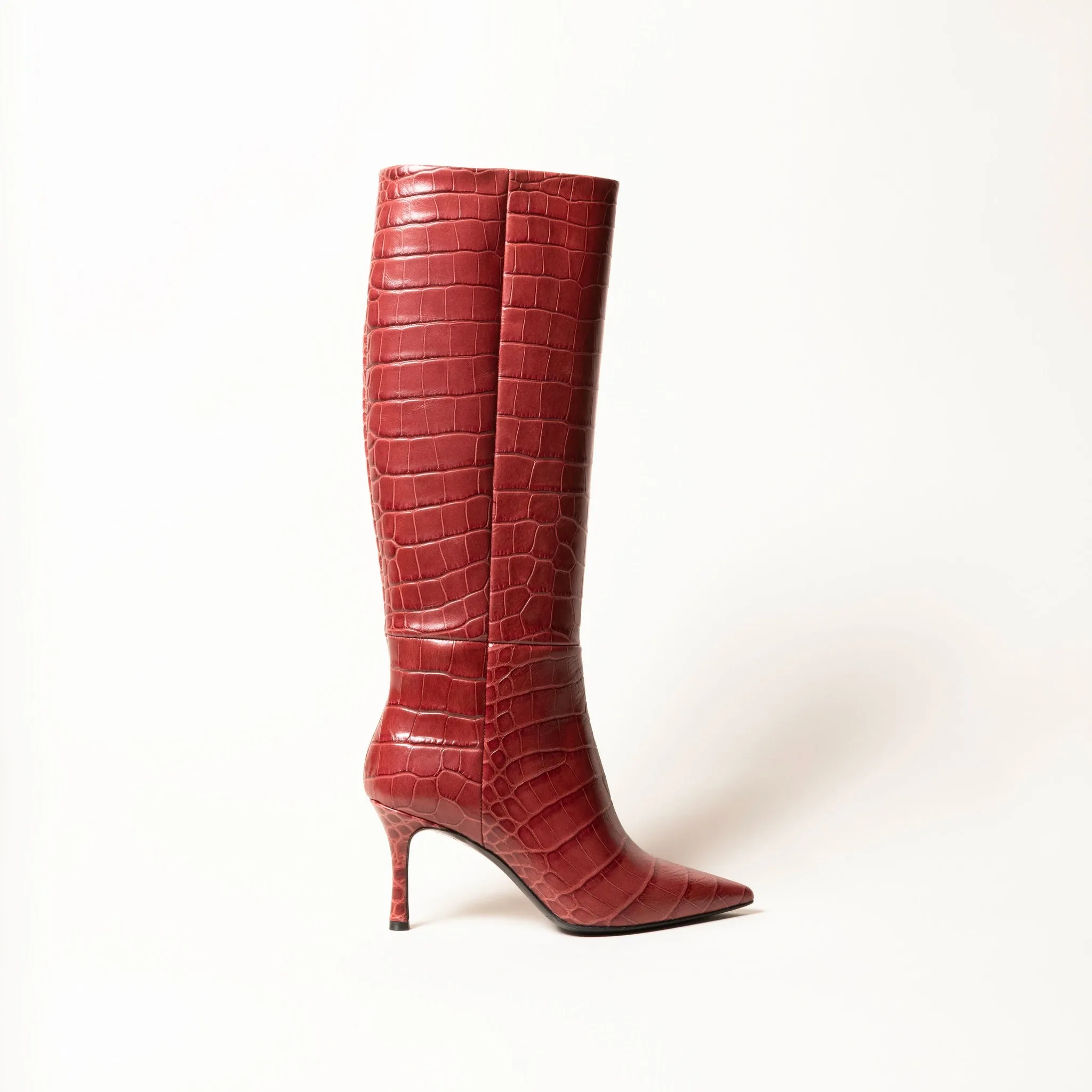 Kate Boots in Red Leather