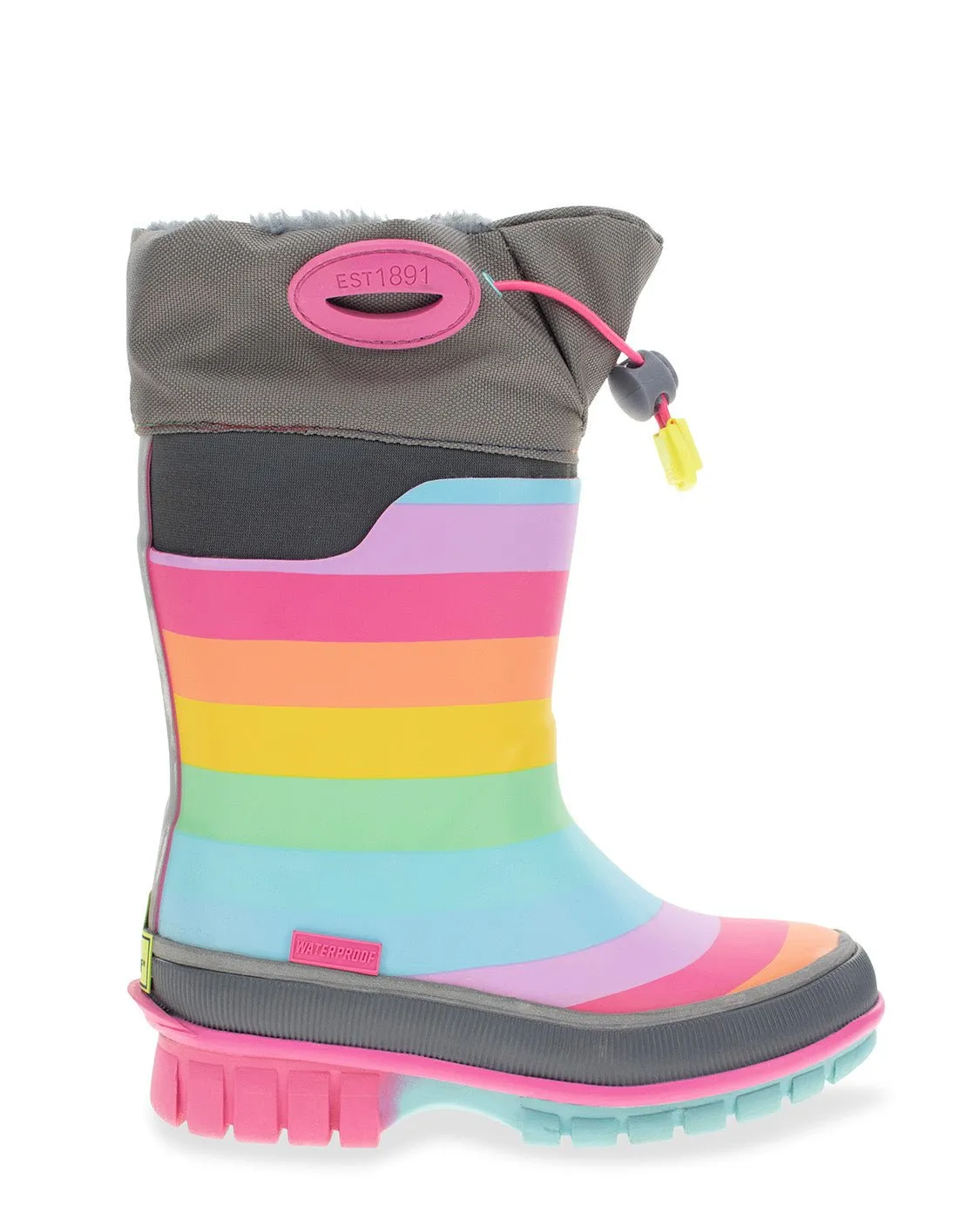 Kids Rainbow Rules Neoprene Cold Weather Boot - Multi