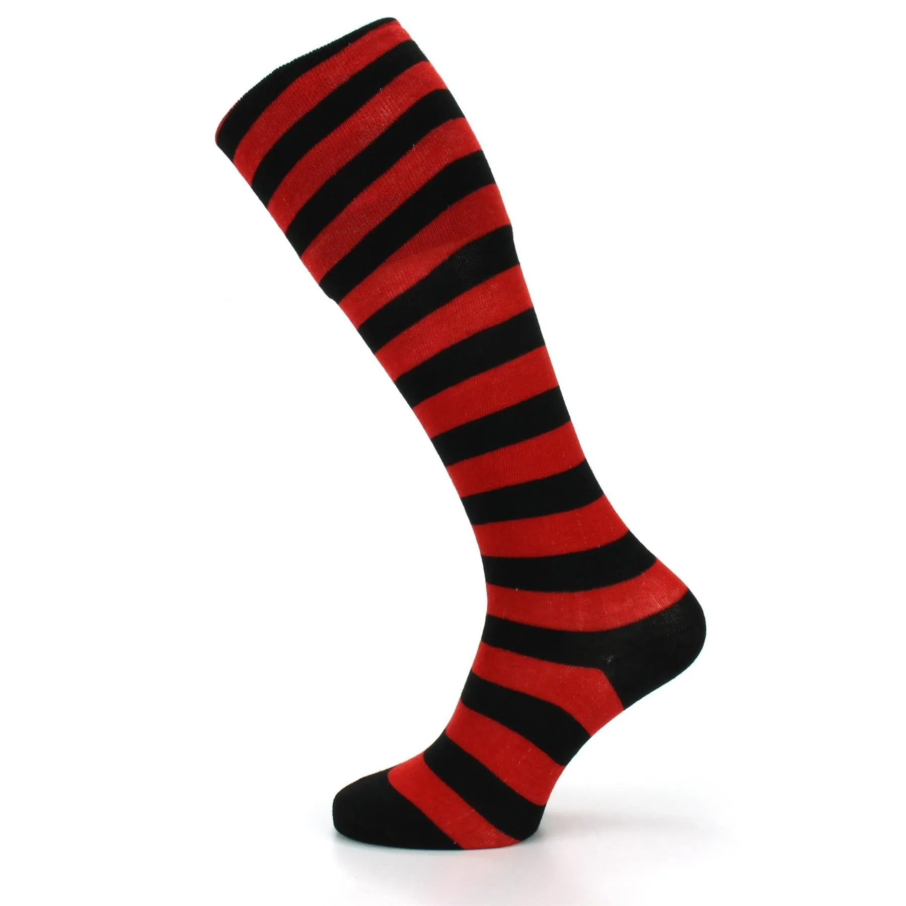 Long Knee High Striped Socks - Set 5