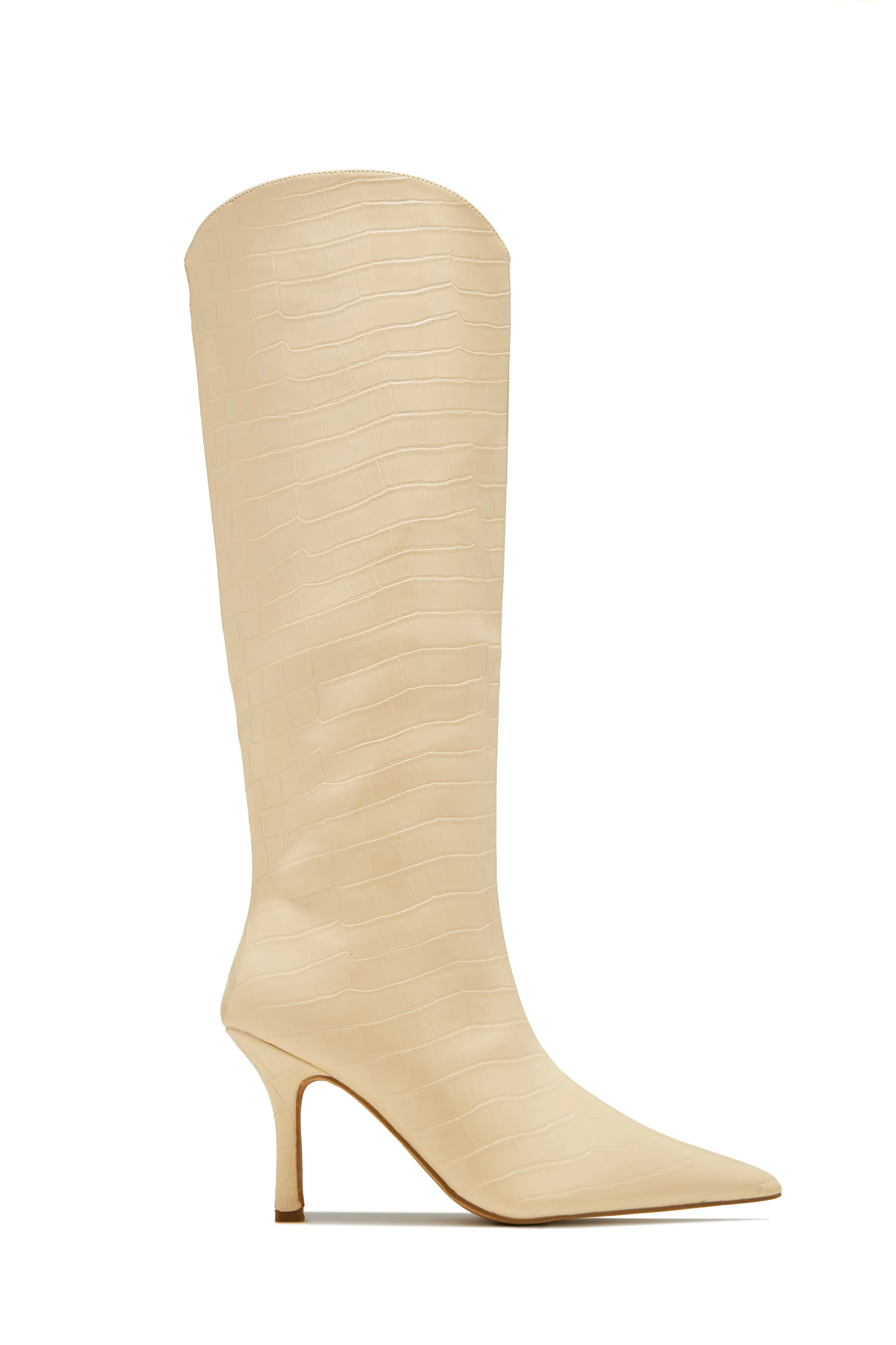 Shyla Knee High Boots - Brown