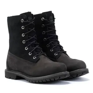 Timberland Warm Lined Waterproof Leather Women's Black Boots