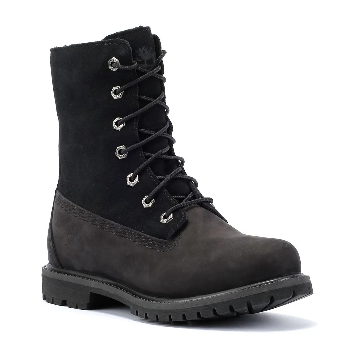 Timberland Warm Lined Waterproof Leather Women's Black Boots