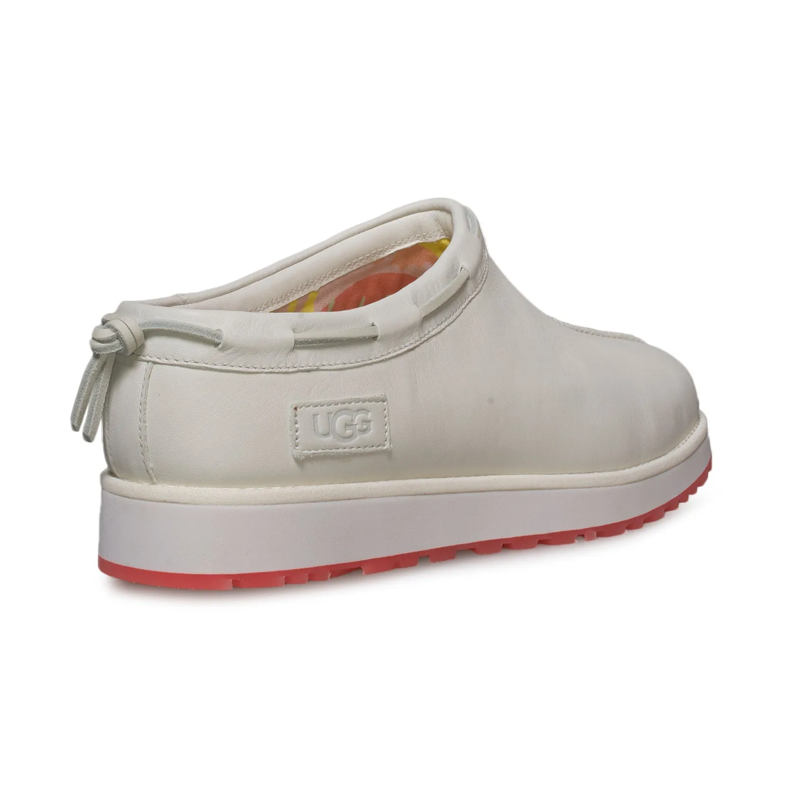 UGG Tasman Sundae White Red Slippers - Men's