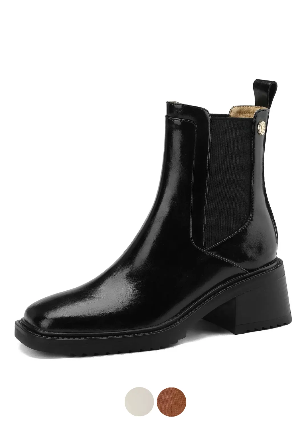 USS Shoes Corey Women's Thick Heels Autumn Chelsea Boots