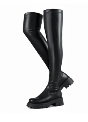 USS Shoes Elvira Women's Over-the-Knee Elastic Boots