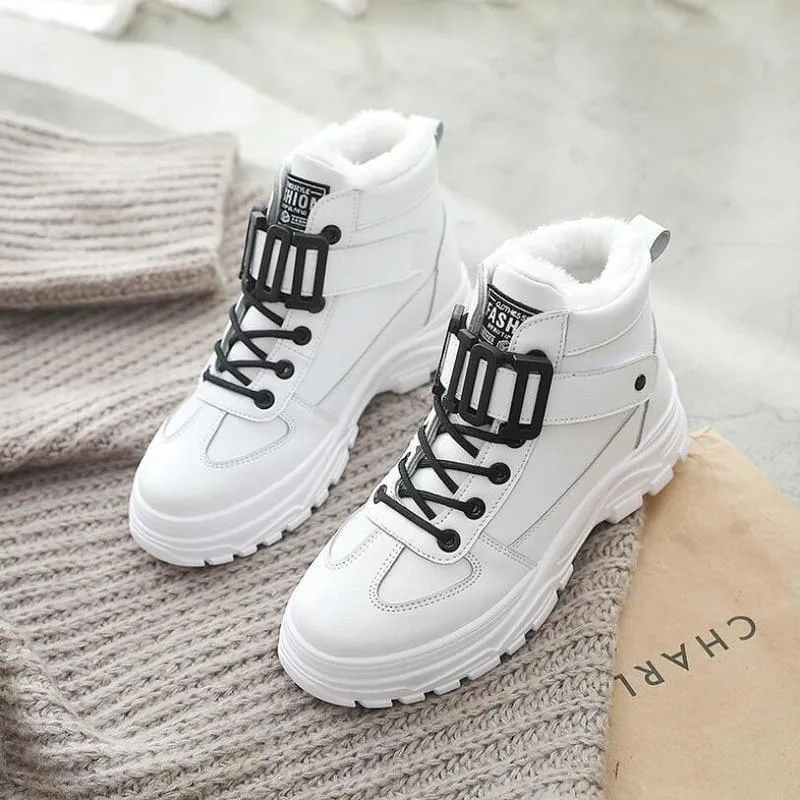 Women Winter Waterproof Snow Sneakers